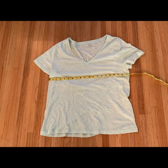 J Crew “vintage cotton” shirt XL heathery green women’s - Picture 5 of 10